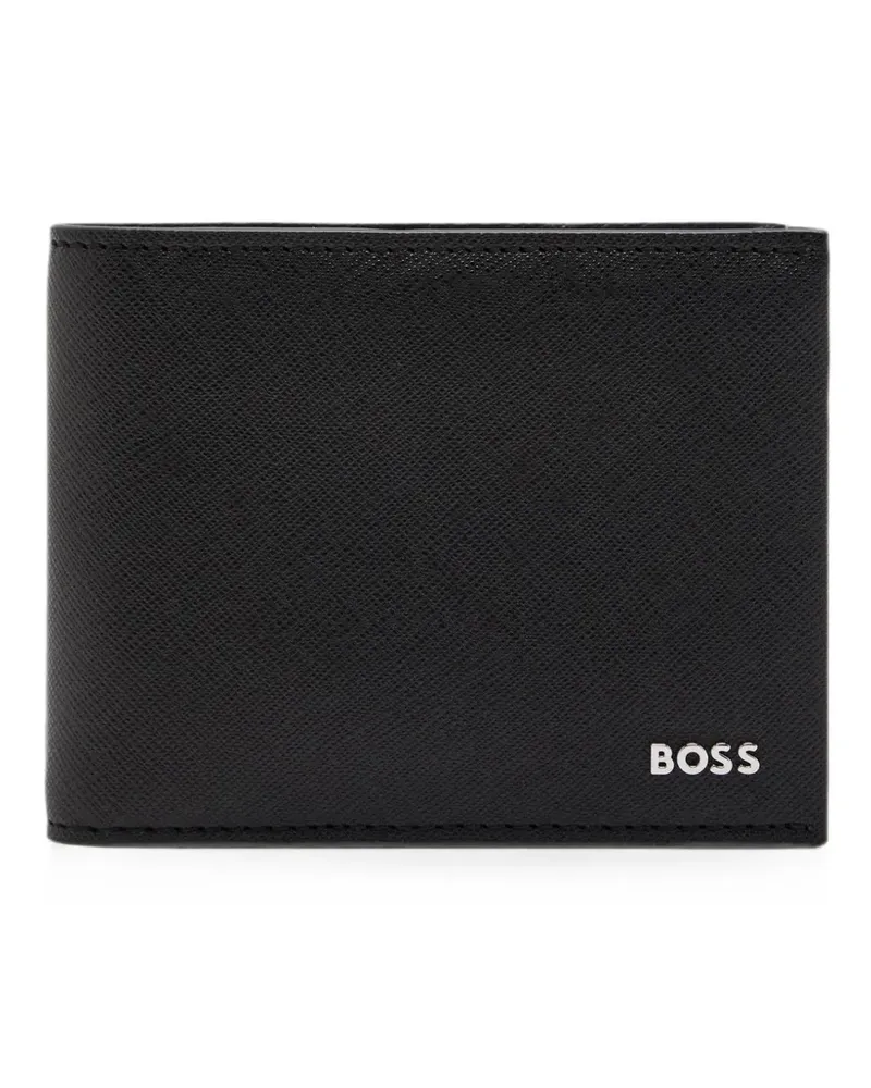 HUGO BOSS Northon logo-plaque bi-fold wallet - Schwarz Schwarz