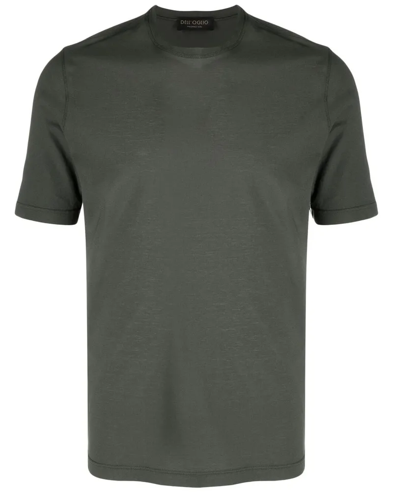 Dell'oglio T-Shirt mit Rundhalsausschnitt Grün