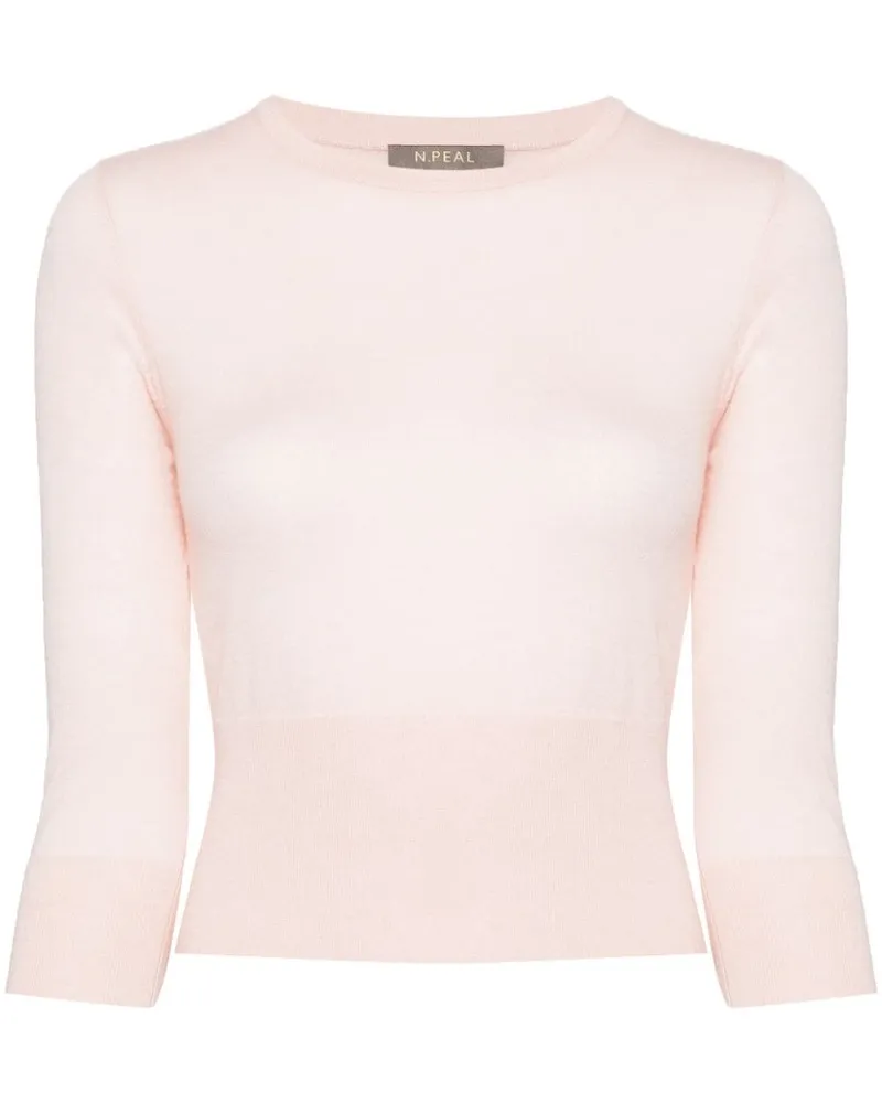 N.Peal Superfine Pullover aus Kaschmir - Rosa Rosa