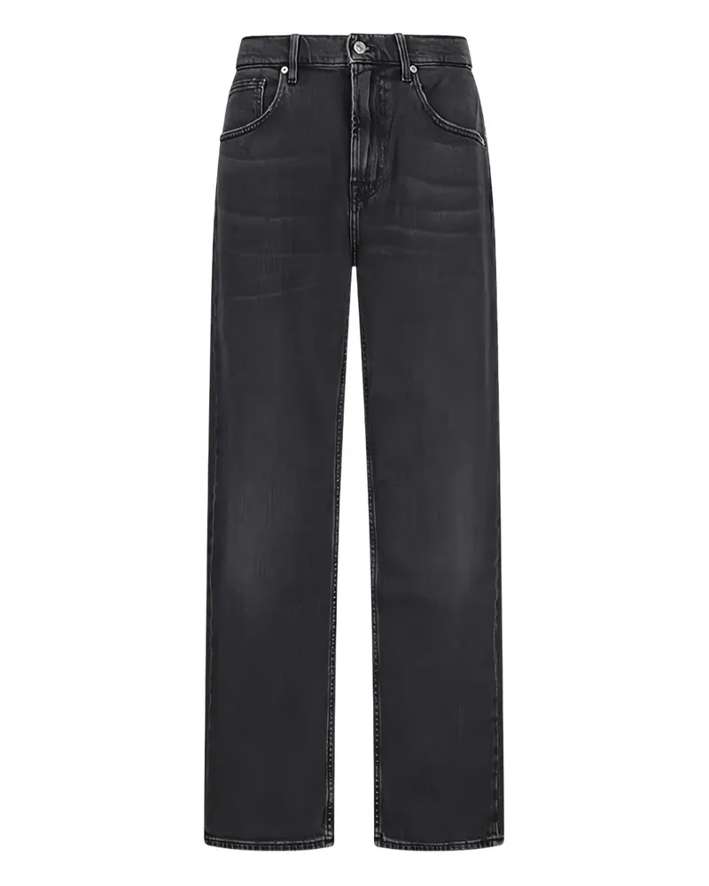 7 for all mankind Jeans mit hohem Bund - Schwarz Schwarz