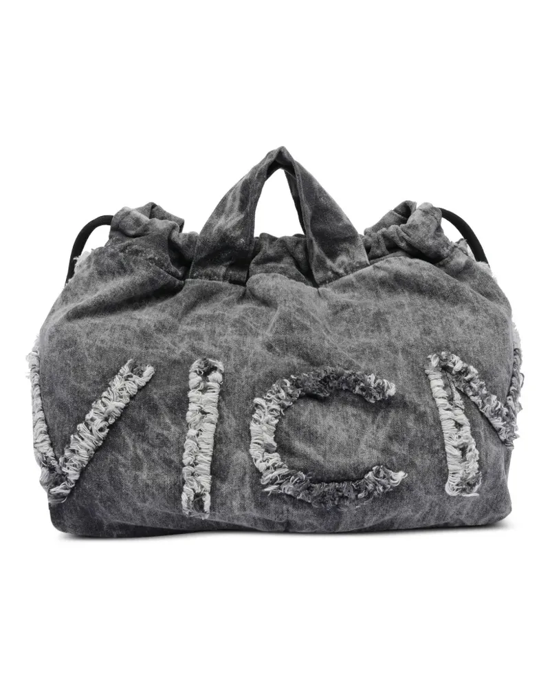 Vic Matié Tote Bag mit gebürstetem Effekt - Grau Grau