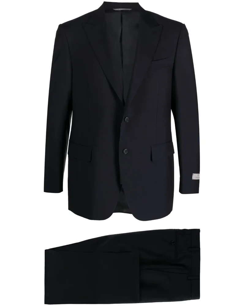 Canali Einreihiger Anzug - Blau Blau