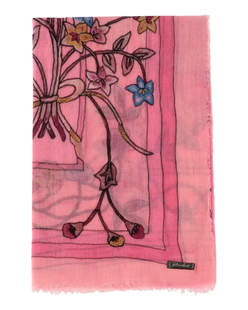 Faliero Sarti Chantal floral-print scarf - Rosa Rosa