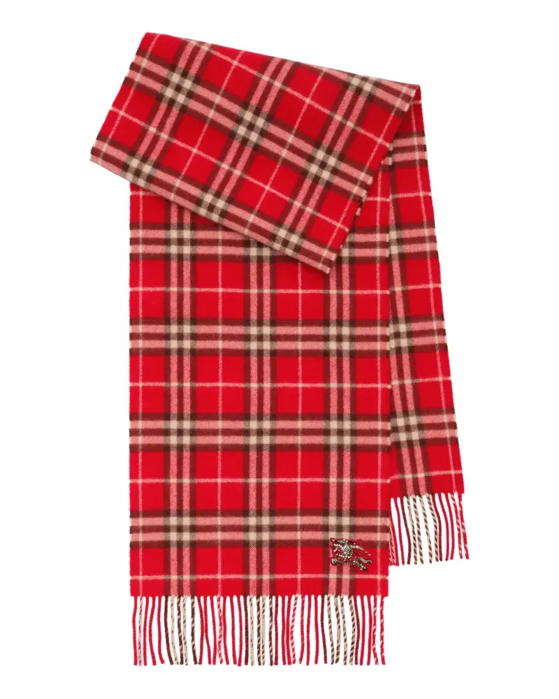 Burberry checked scarf - Rot Rot
