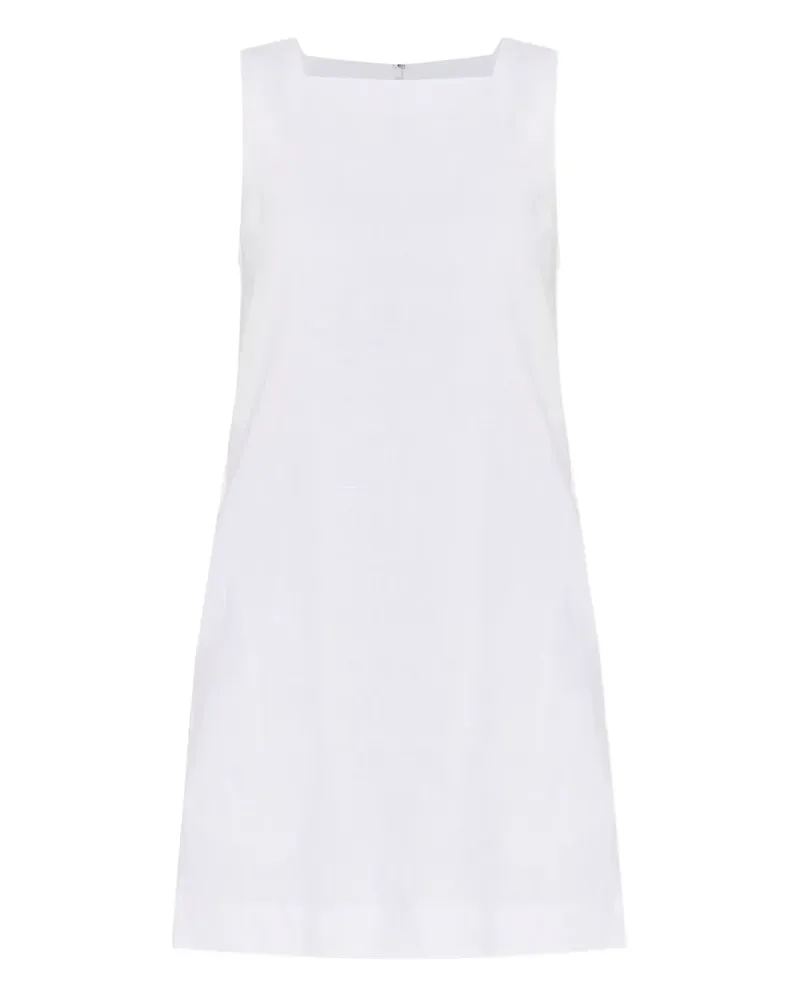 Posse Minikleid aus Leinen - Weiß Weiß