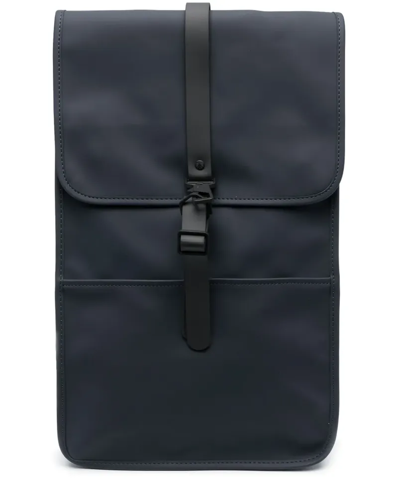 RAINS Wasserdichter Rucksack mit Karabiner - Blau Blau