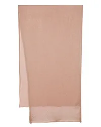 Fabiana Filippi Semi-transparenter Lurex-Schal Rosa