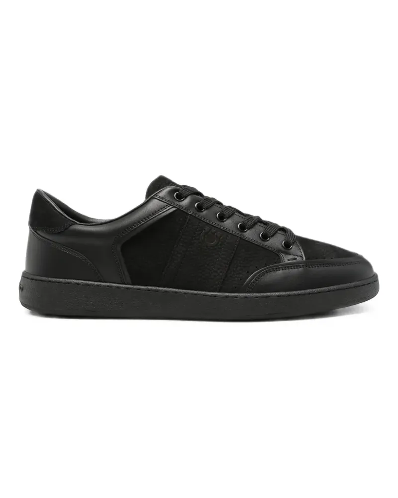 Ferragamo Gancini Sneakers mit Einsätzen - Schwarz Schwarz