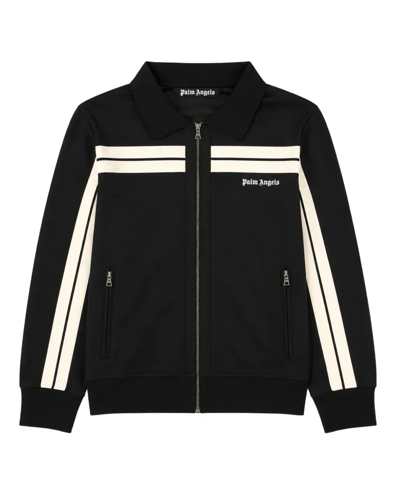 Palm Angels Sportjacke mit Logo - Schwarz Schwarz