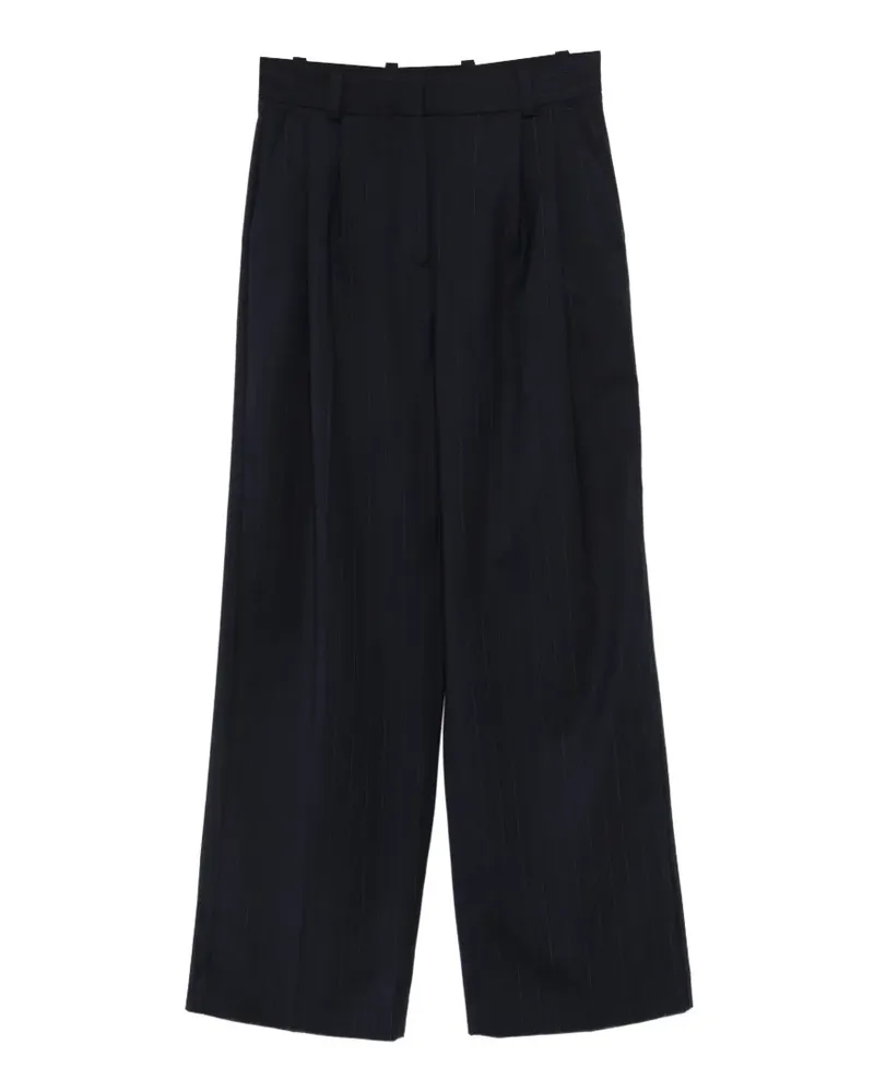 Maje Hose mit Nadelstreifen - Blau Blau