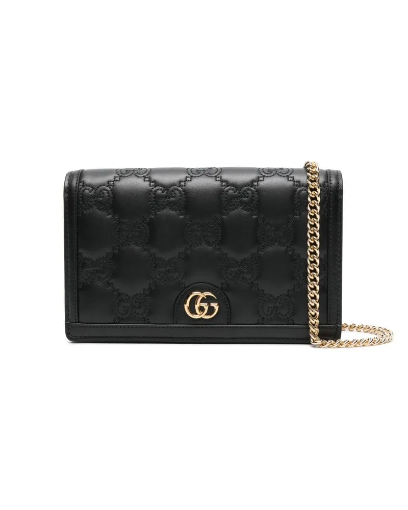 Gucci Matelassé-Umhängetasche - Schwarz Schwarz