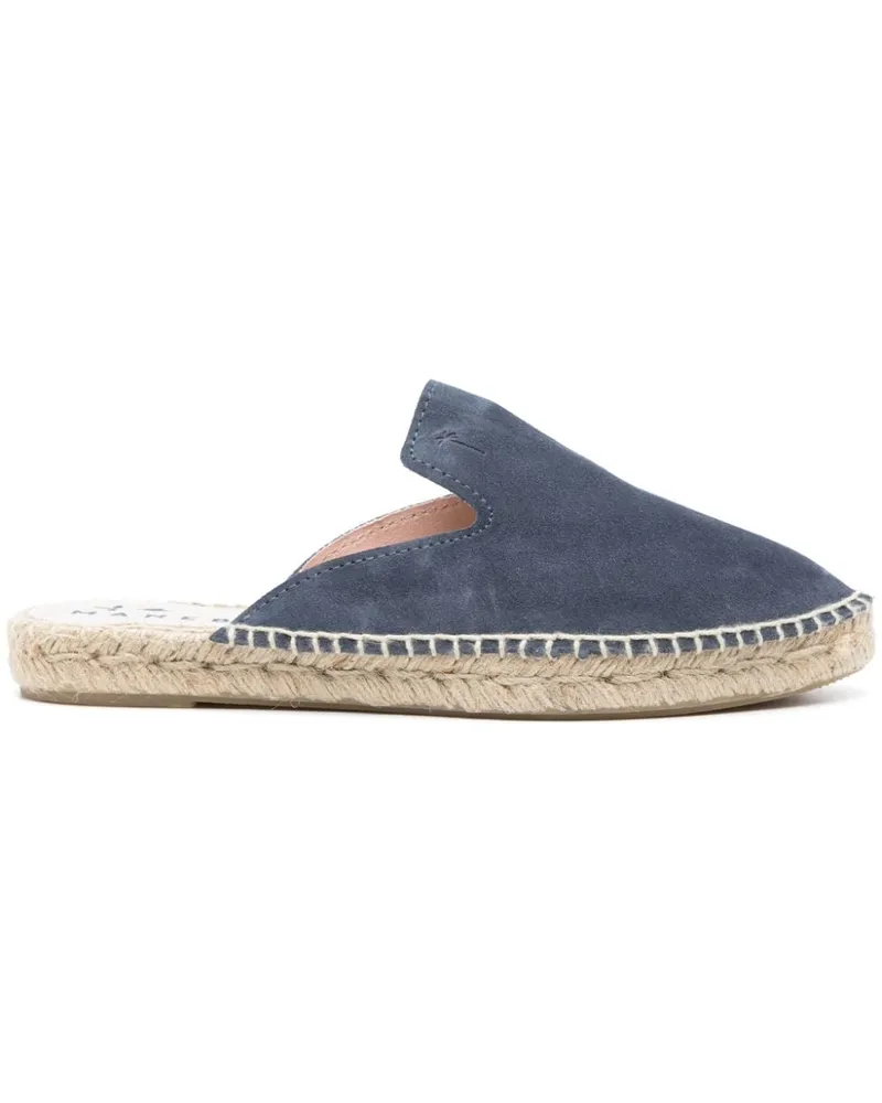 Manebí Espadrilles aus Wildleder - Blau Blau