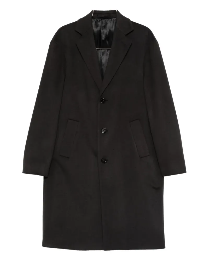 LARDINI button pocket coat - Schwarz Schwarz