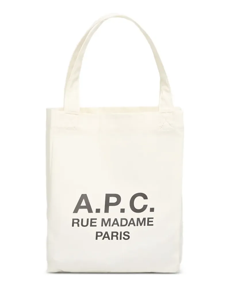 A.P.C. Kleiner 2.0 Rue Madame Tote Bag - Nude Nude