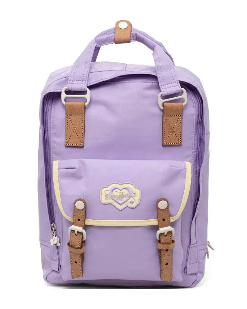 DOUGHNUT Macaroon Kaleido logo-patch buckle-fastening backpack - Violett Violett
