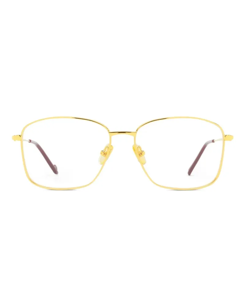 Eyepetizer Brille mit eckigem Gestell - Gold Gold