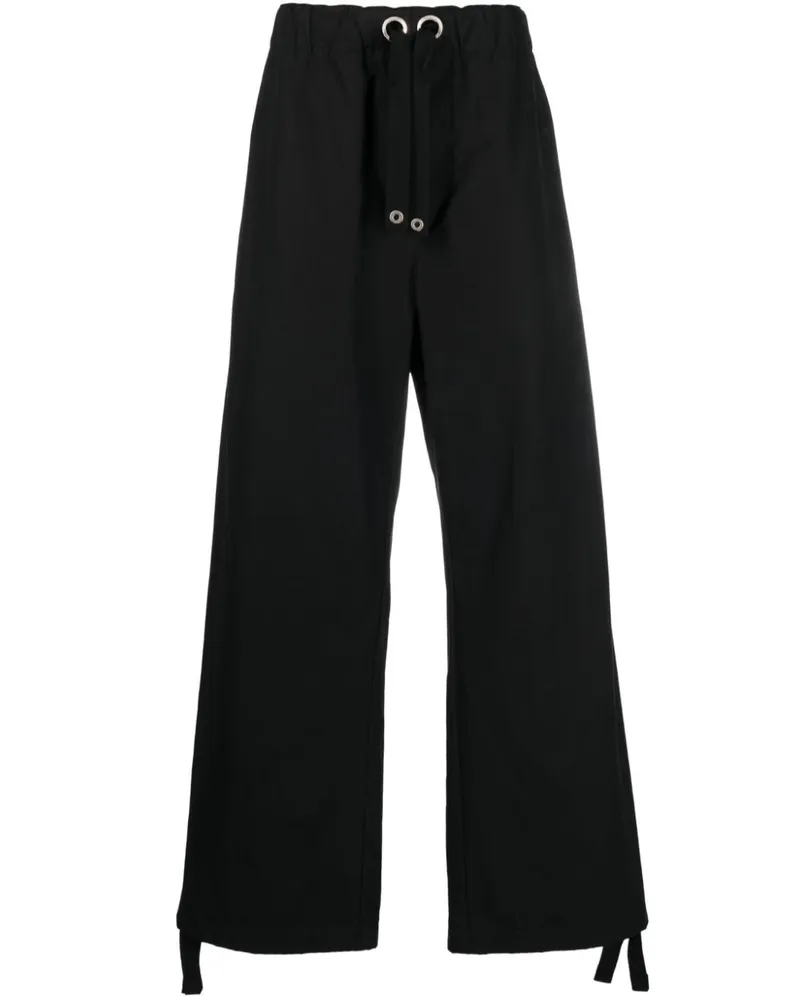 Versace Jogginghose mit weitem Bein - Schwarz Schwarz