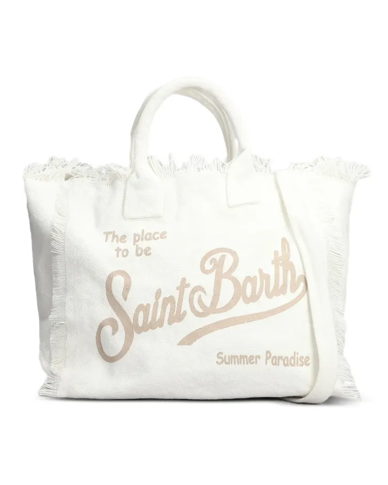 MC2 Saint Barth Colette Shopper mit Logo-Print - Nude Nude