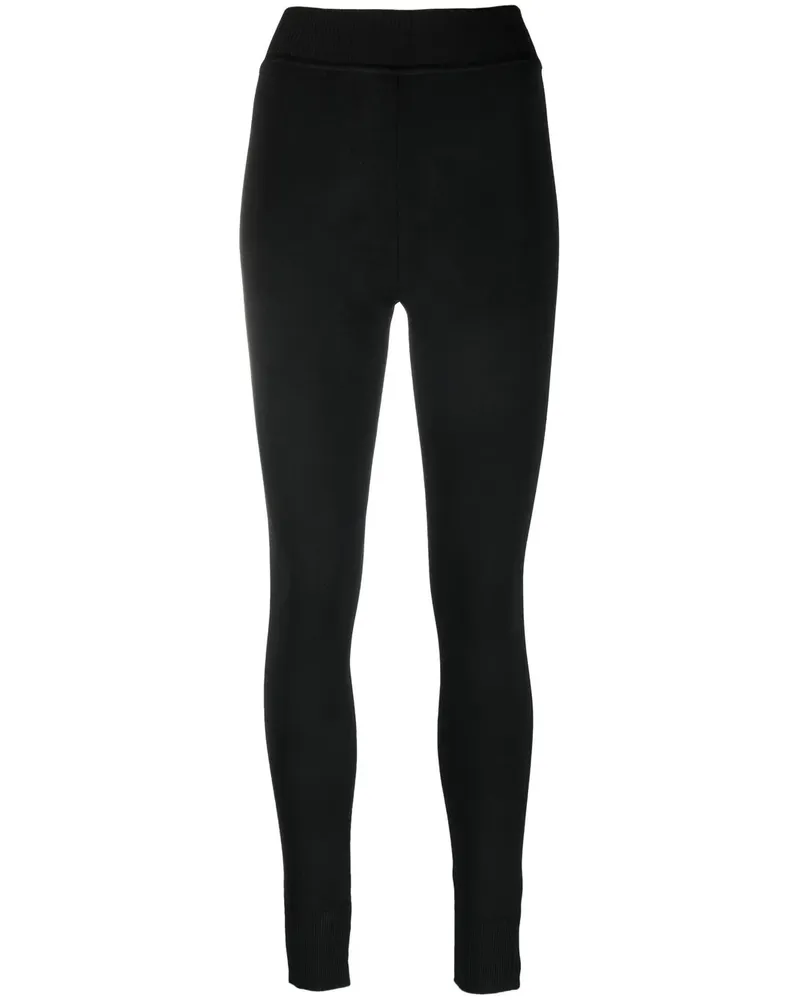 Philosophy Di Lorenzo Serafini Leggings mit hohem Bund - Schwarz Schwarz