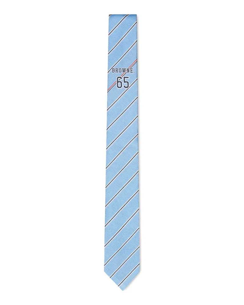 Thom Browne Browne 65 Jacquard-Krawatte - Blau Blau