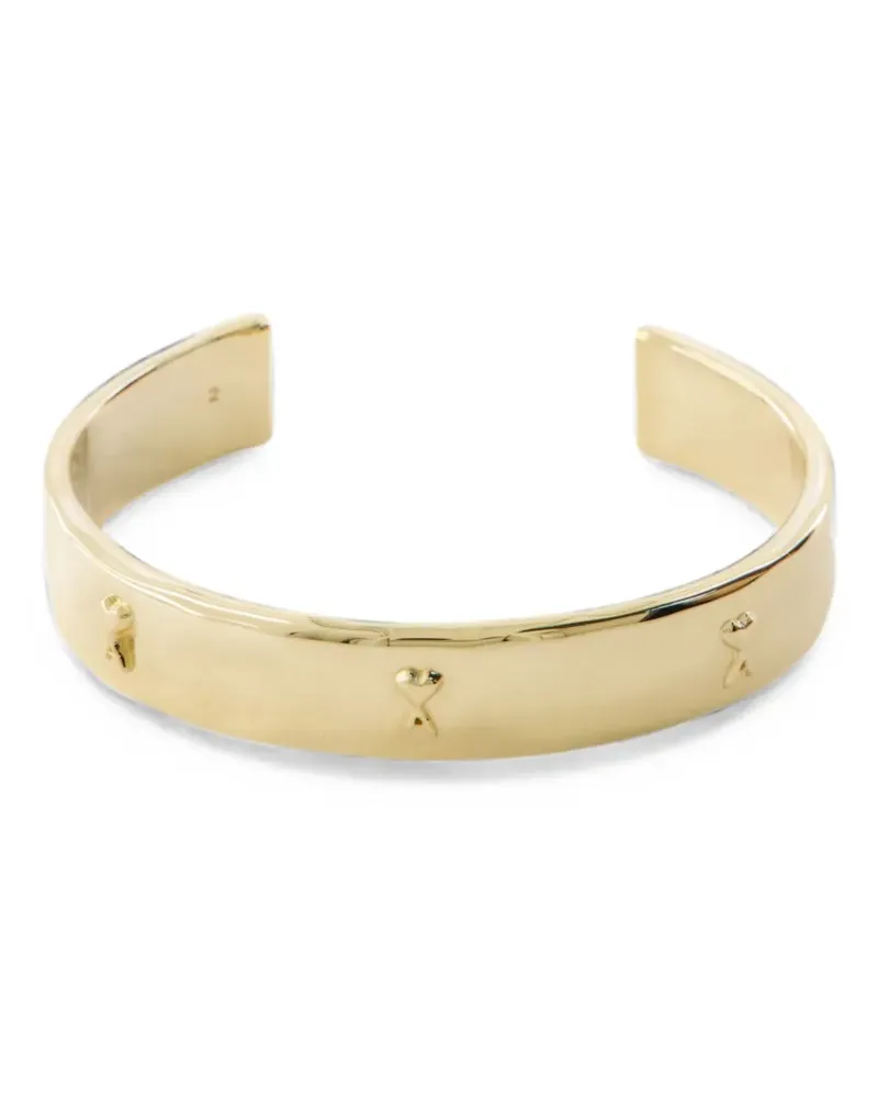 AMI Paris hammered Ami De Coeur bracelet - Gold Gold
