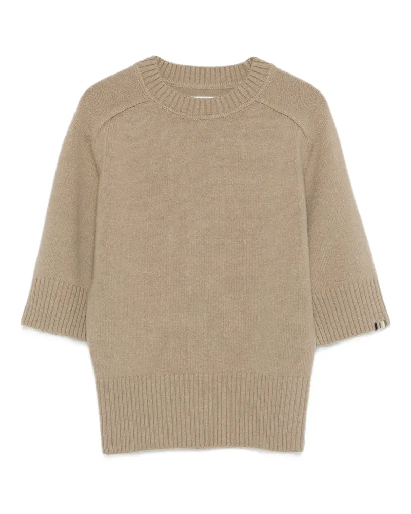 extreme cashmere Gerippter Lauren Pullover - Nude Nude