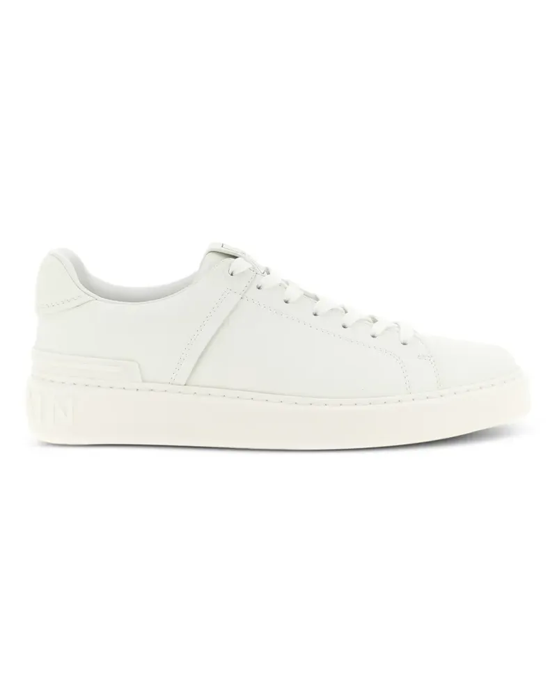 Balmain B-Court smooth leather trainers - Weiß Weiß