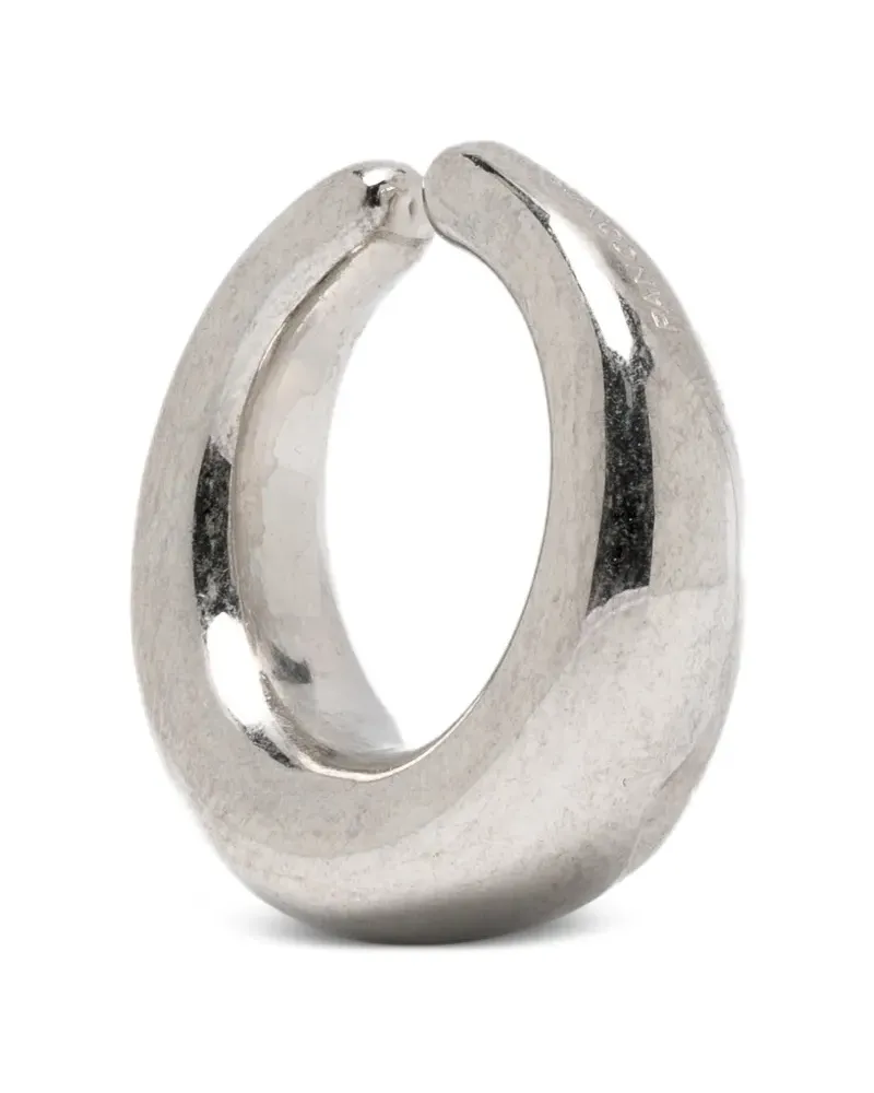 PANCONESI curved earrings set of three - Silber Silber