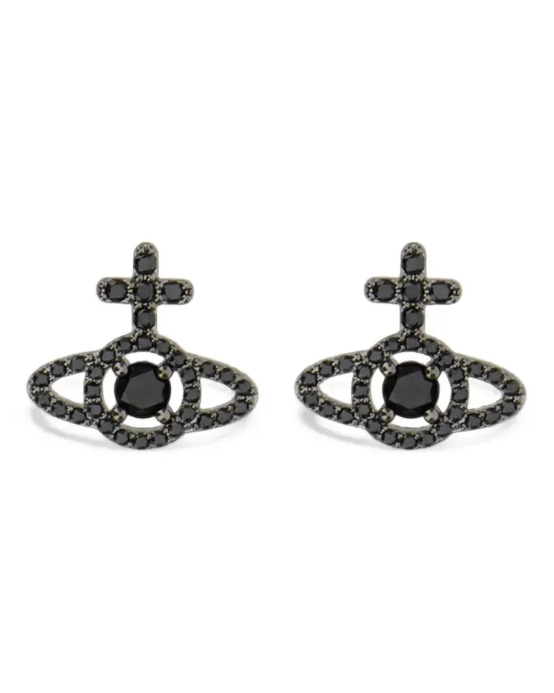 Vivienne Westwood Olympia Orb earrings - Schwarz Schwarz