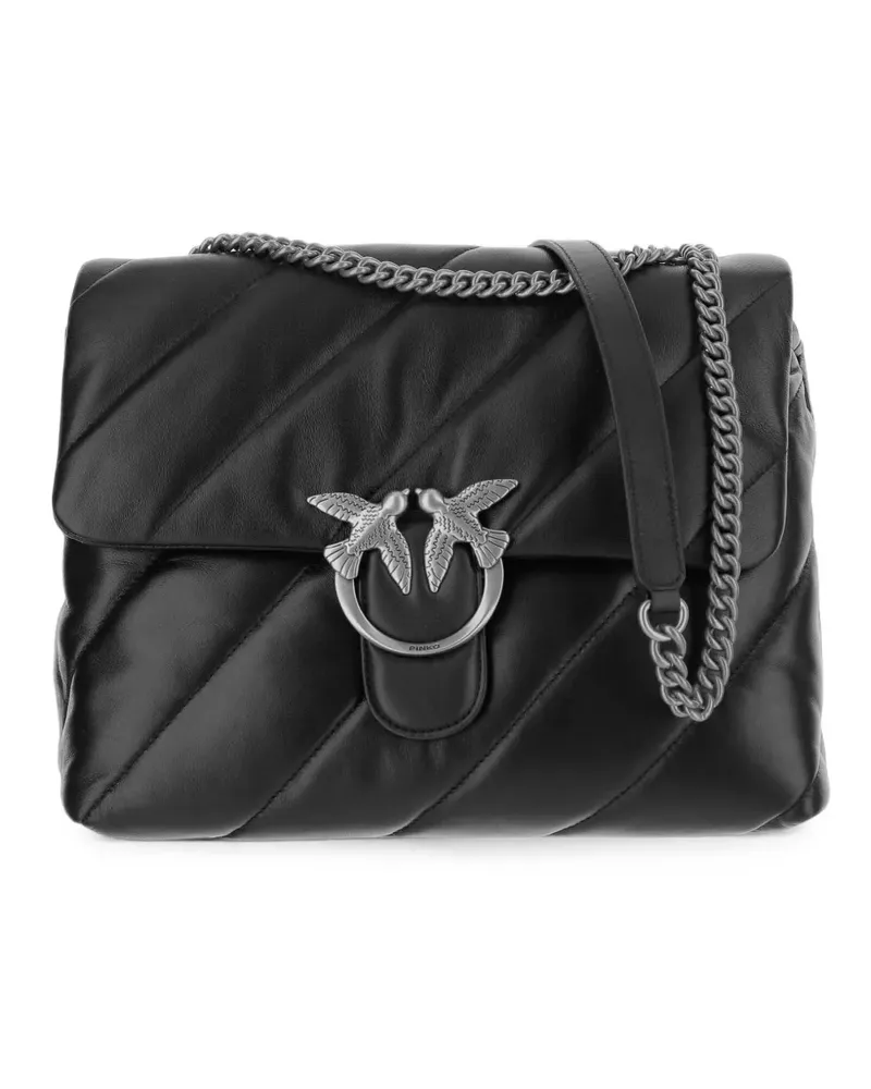 Pinko large shoulder bag Love Bag Puff maxi quilt - Schwarz Schwarz