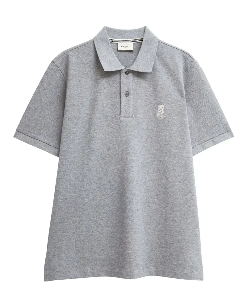 Pringle of Scotland Poloshirt mit Logo-Stickerei - Grau Grau