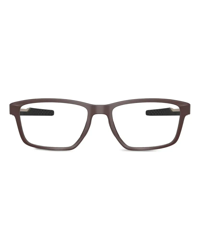 Oakley Brille mit eckigem Gestell - Rot Rot