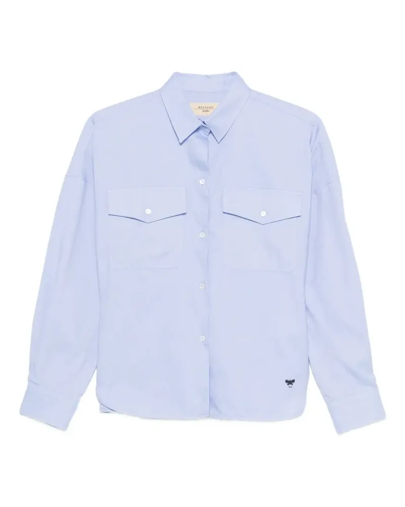 Max Mara Hemd mit Brusttaschen - Blau Blau