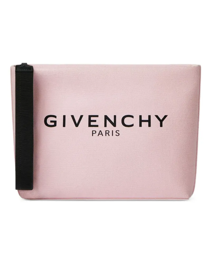 Givenchy Clutch aus Canvas - Rosa Rosa