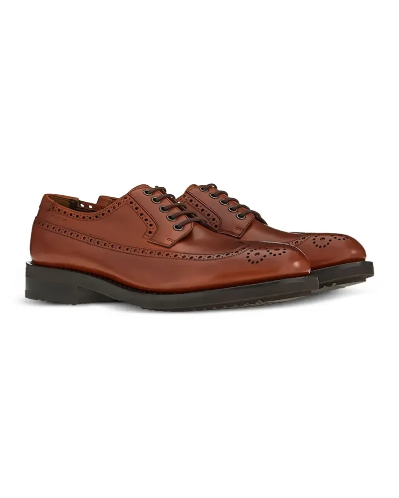 Ferragamo Derby-Schuhe mit Flügelspitze - Braun Braun