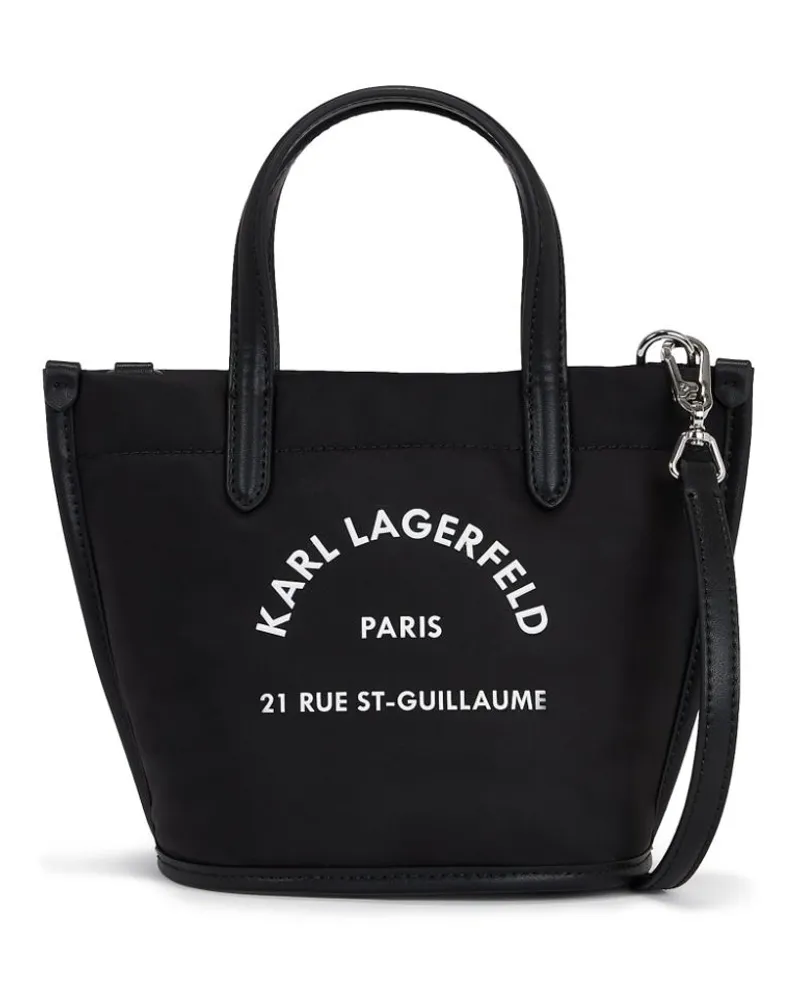 Karl Lagerfeld Rue St-Guillaume Handtasche - Schwarz Schwarz