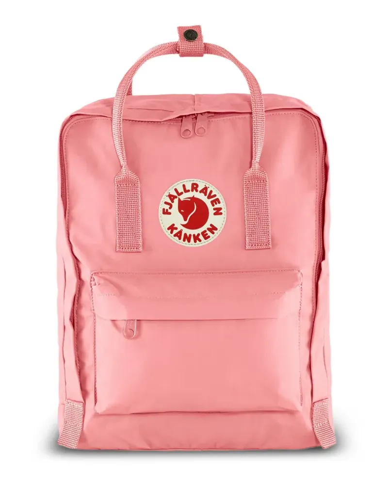 Fjäll Räven Rucksack mit Logo-Patch - Rosa Rosa