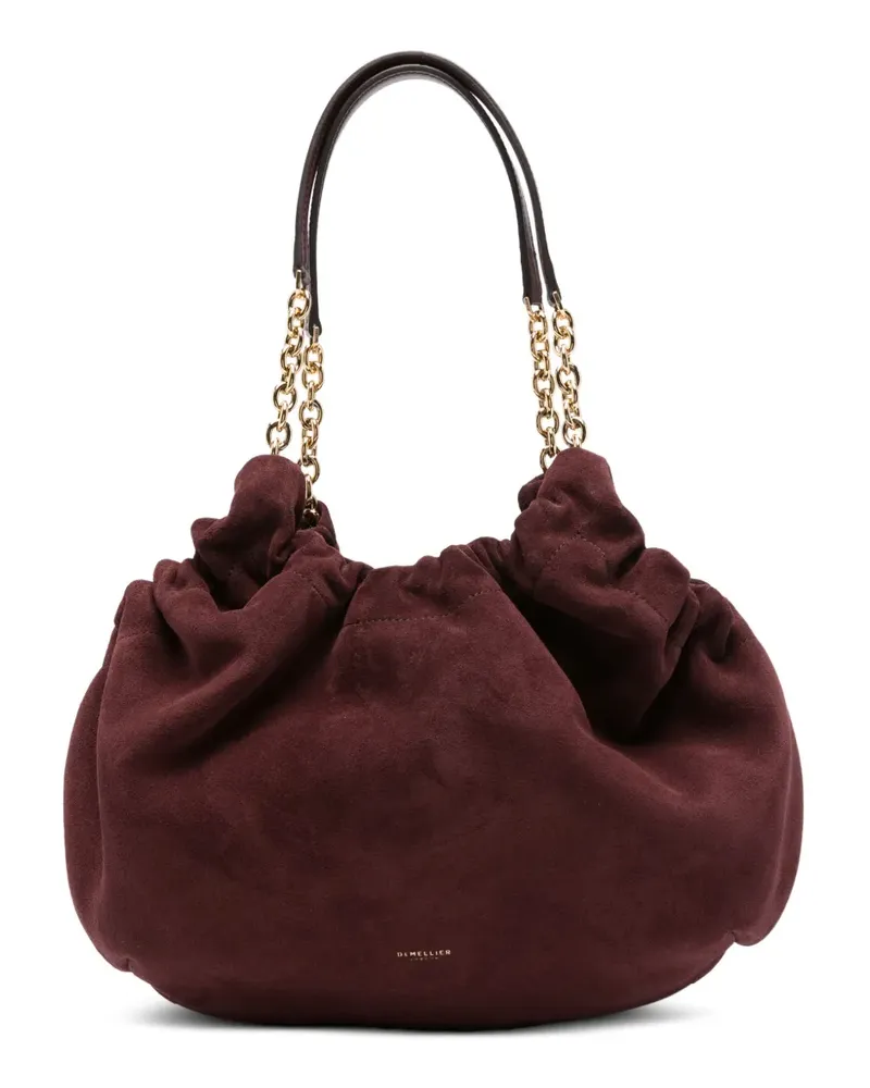 DeMELLIER Schultertasche aus Wildleder - Rot Rot
