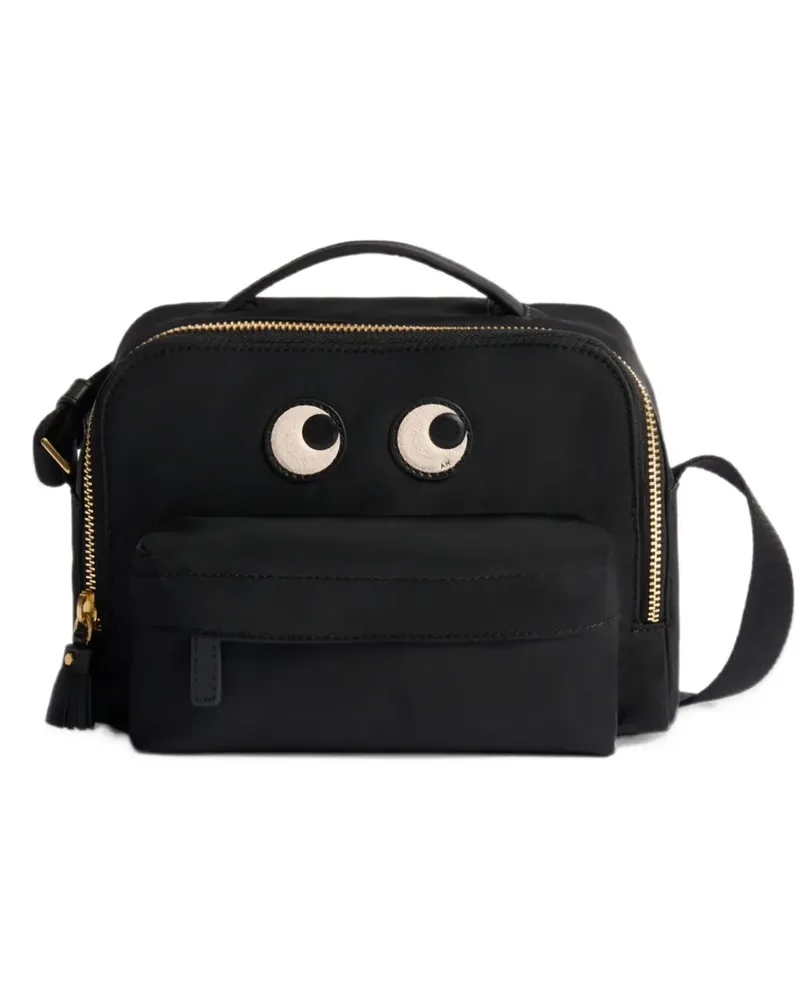 Anya Hindmarch Umhängetasche mit Augen-Patch - Schwarz Schwarz