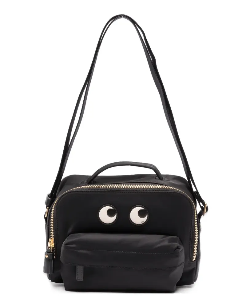 Anya Hindmarch Umhängetasche mit Augen-Patch - Schwarz Schwarz