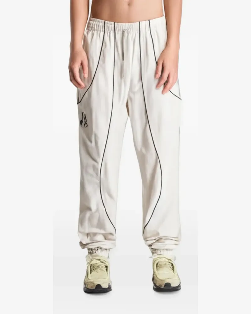 New Era New York Yankees Jogginghose mit Kontrastpaspeln - Nude Nude