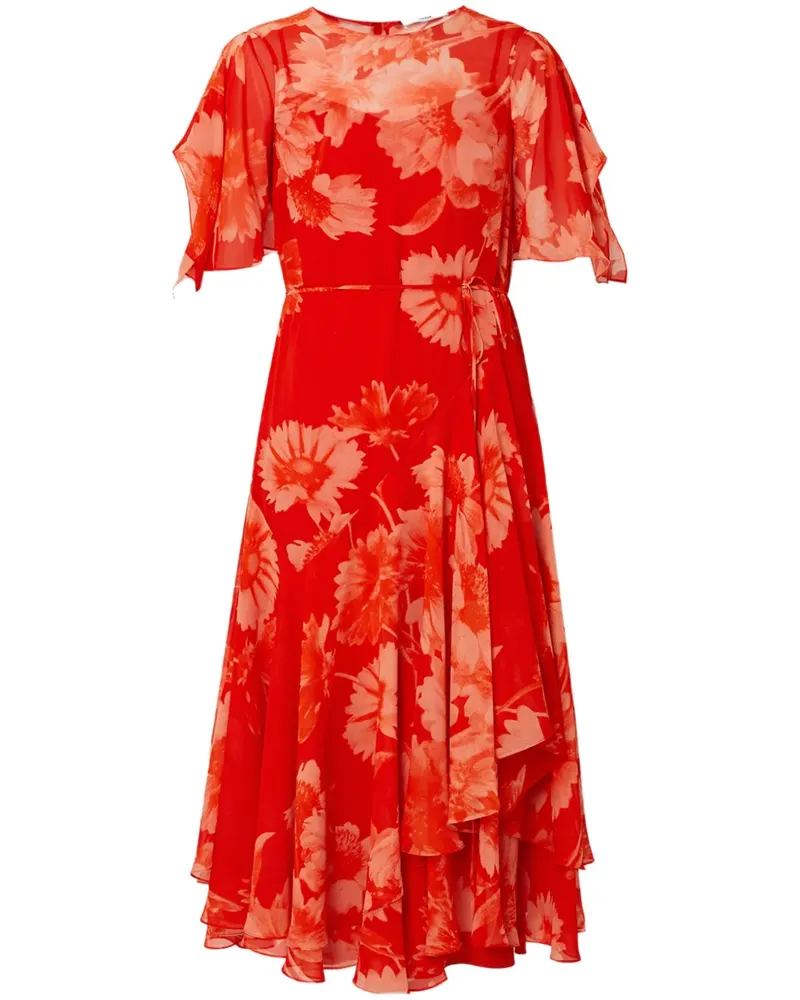 Erdem Asymmetrisches Midikleid - Rot Rot