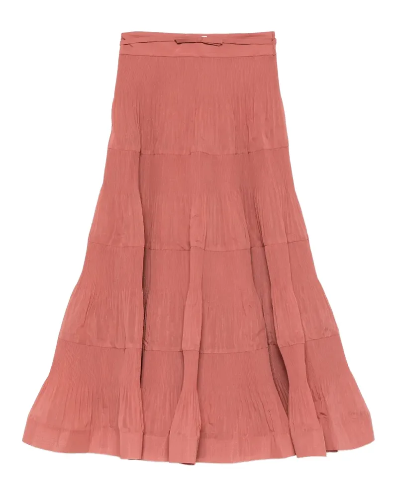 Zimmermann Gestufter Plisseerock - Rosa Rosa