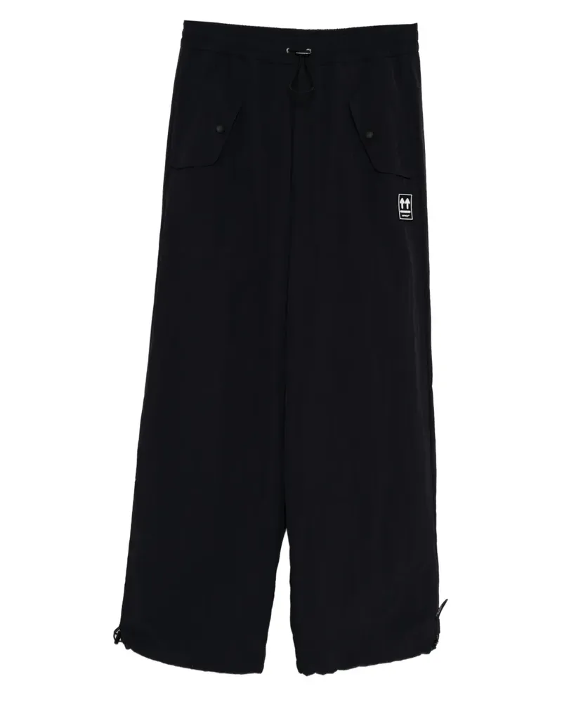 OFF-WHITE double arrow active tack pants - Blau Blau