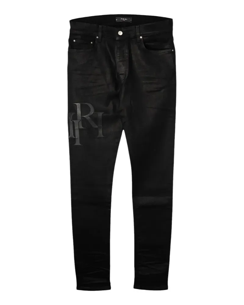Amiri logo-detail jeans - Schwarz Schwarz