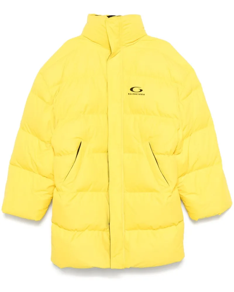 Balenciaga Gefütterter Mantel - Gelb Gelb