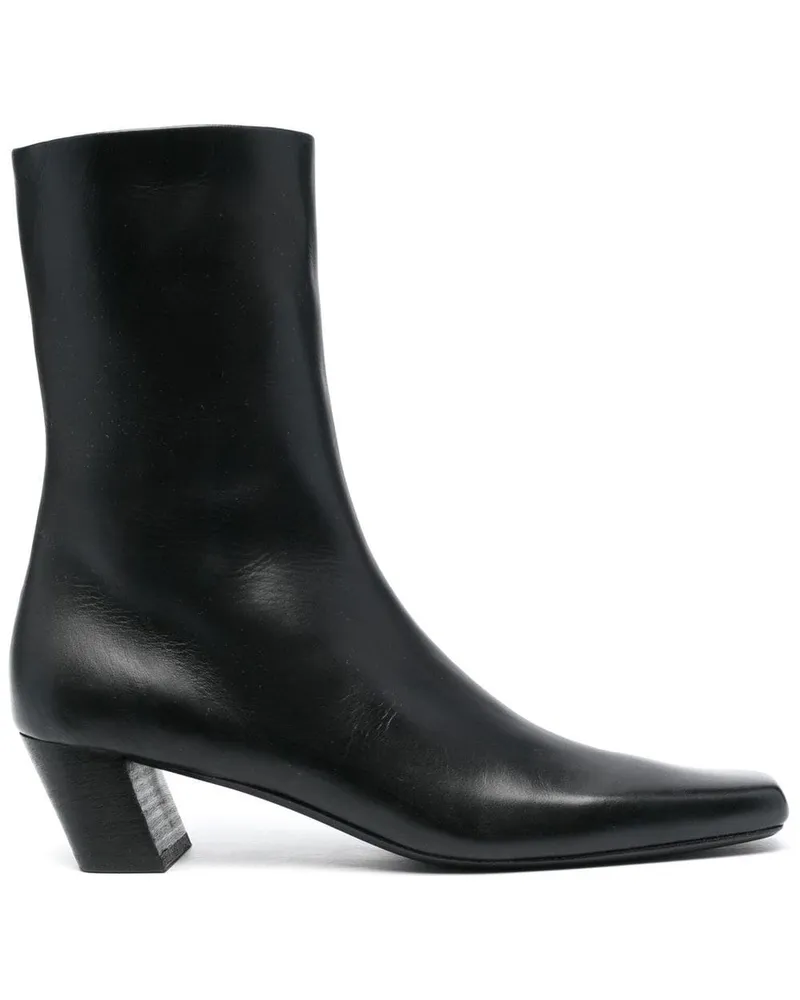 Marsèll Stiefel mit eckiger Kappe 50mm - Schwarz Schwarz