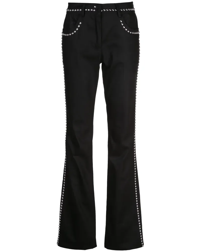 Giambattista Valli Hose mit Nieten - Schwarz Schwarz