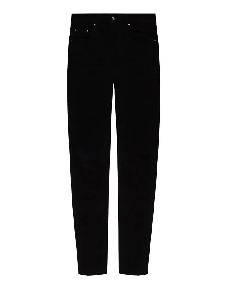 Amiri Jeans in Distressed-Optik - Schwarz Schwarz