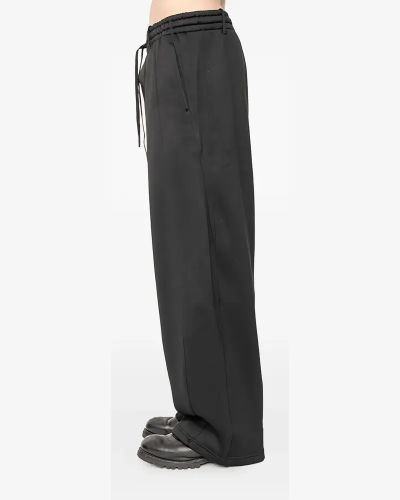 Andrea Ya'aqov drawstring-waist wide-leg trousers - Schwarz Schwarz